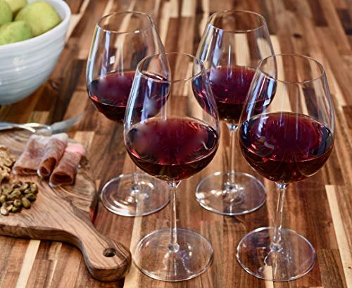 ONEIDA Karen MacNeil Flavor First. Bold & Powerful. Set of 4. Crystal Wine Glasses. Designed for Red and White Wines such as Cabernet Sauvignon. Merlot. Zinfandel. Big Chardonnay. and more:圖片 5